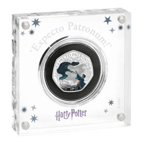 Harry Potter - The Patronus 2025 UK 50p Silver Proof Colour Coin
