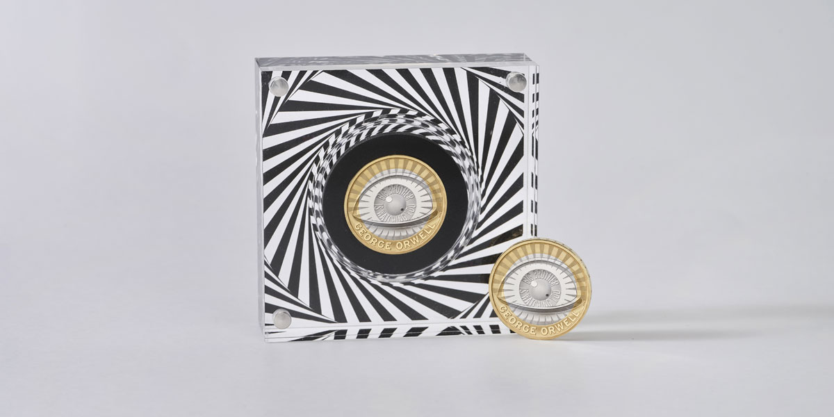 George Orwell Silver Proof Coin